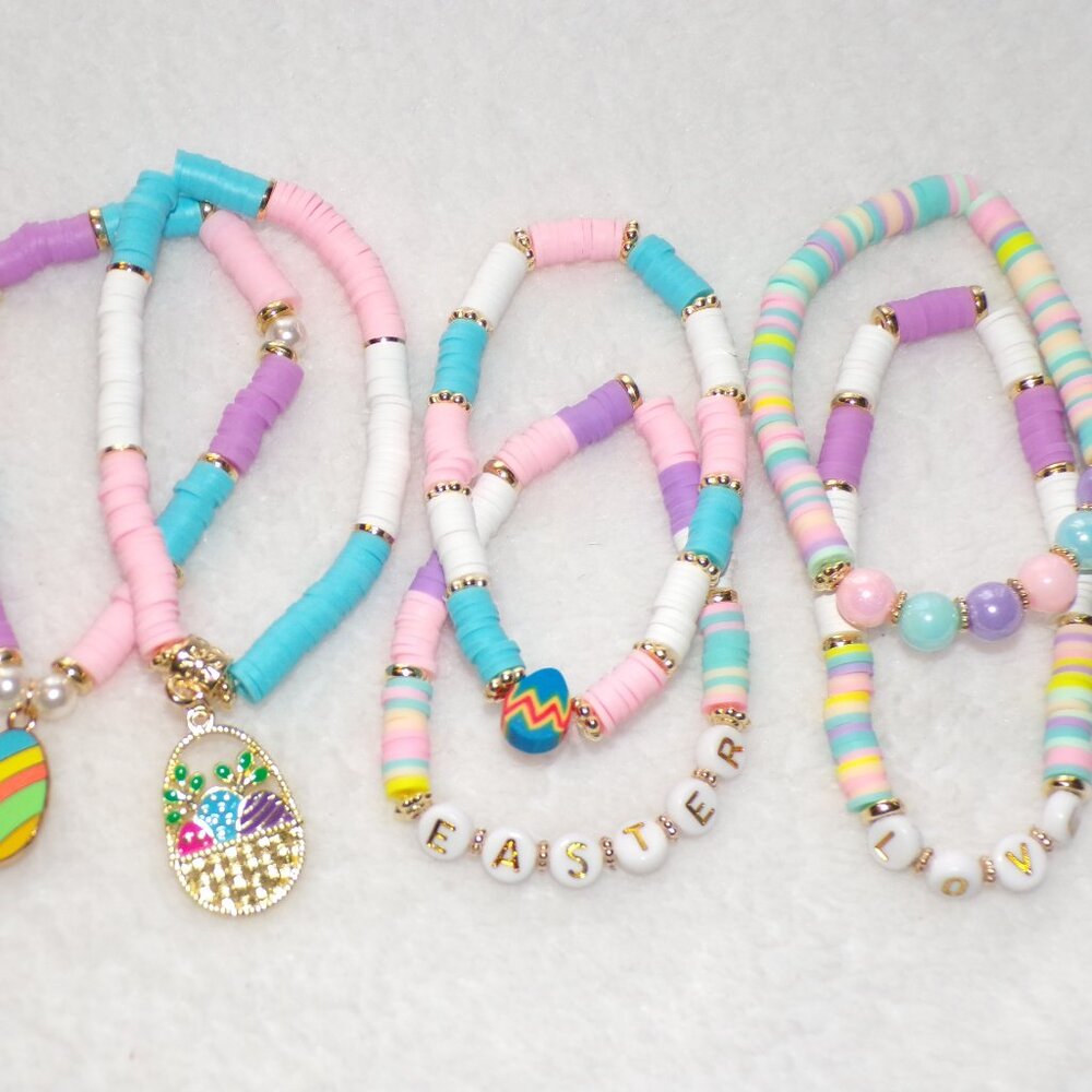 Easter Stretch Charm Bracelet 6PC Set - Picture 5 of 6